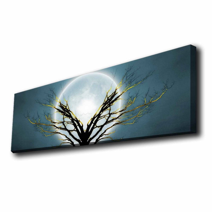 Wallity Cuadro Decorativo Iluminado con LED 30 x 90 cm